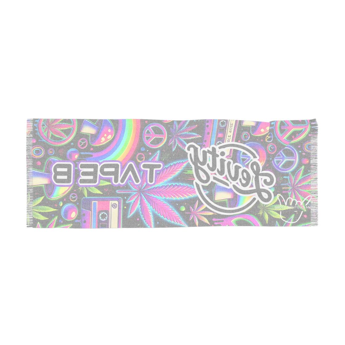 Levity Tape B Pashmina Lightweight Scarf - EDMCLOTHINGSTORE
