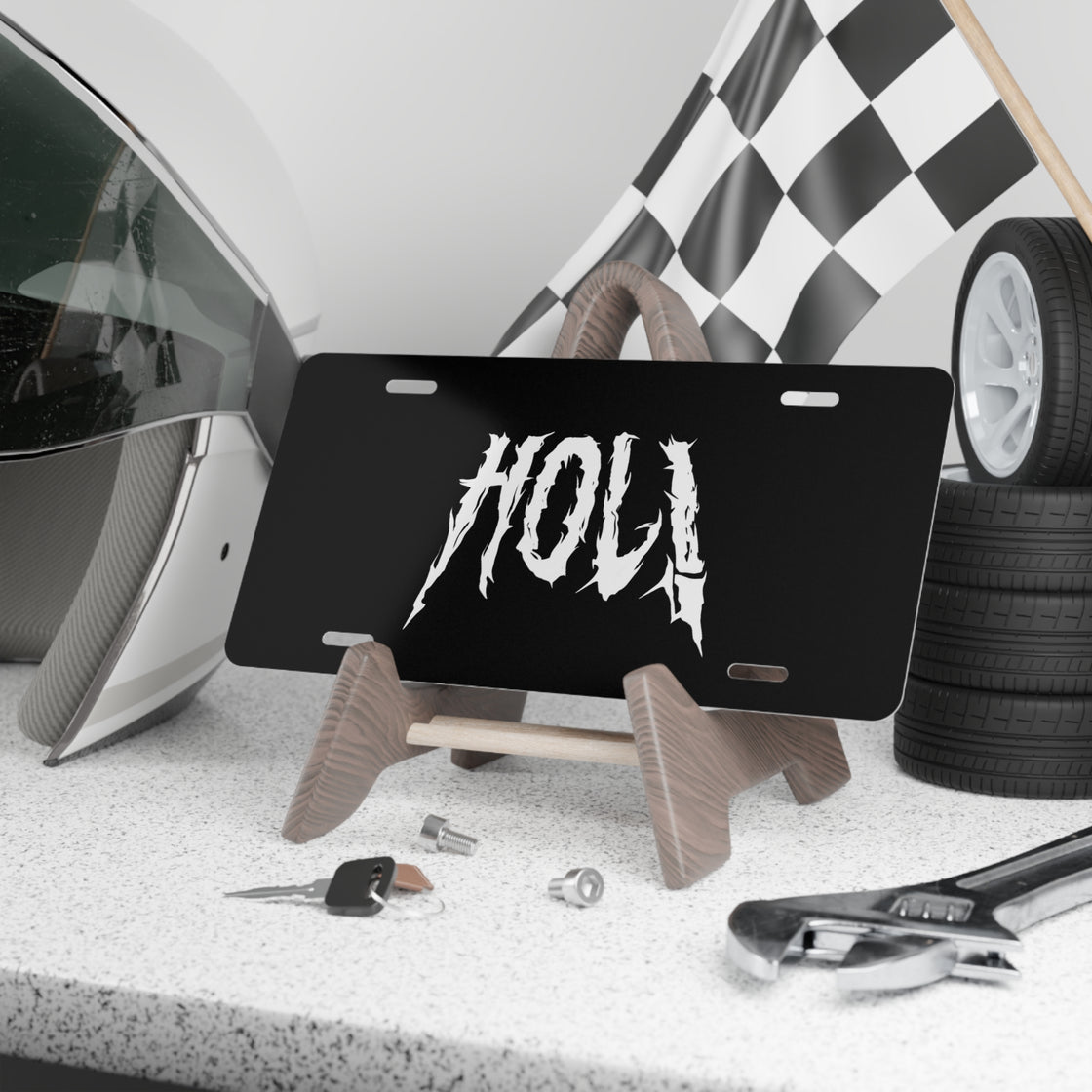 Hol! Car Plate - EDMCLOTHINGSTORE