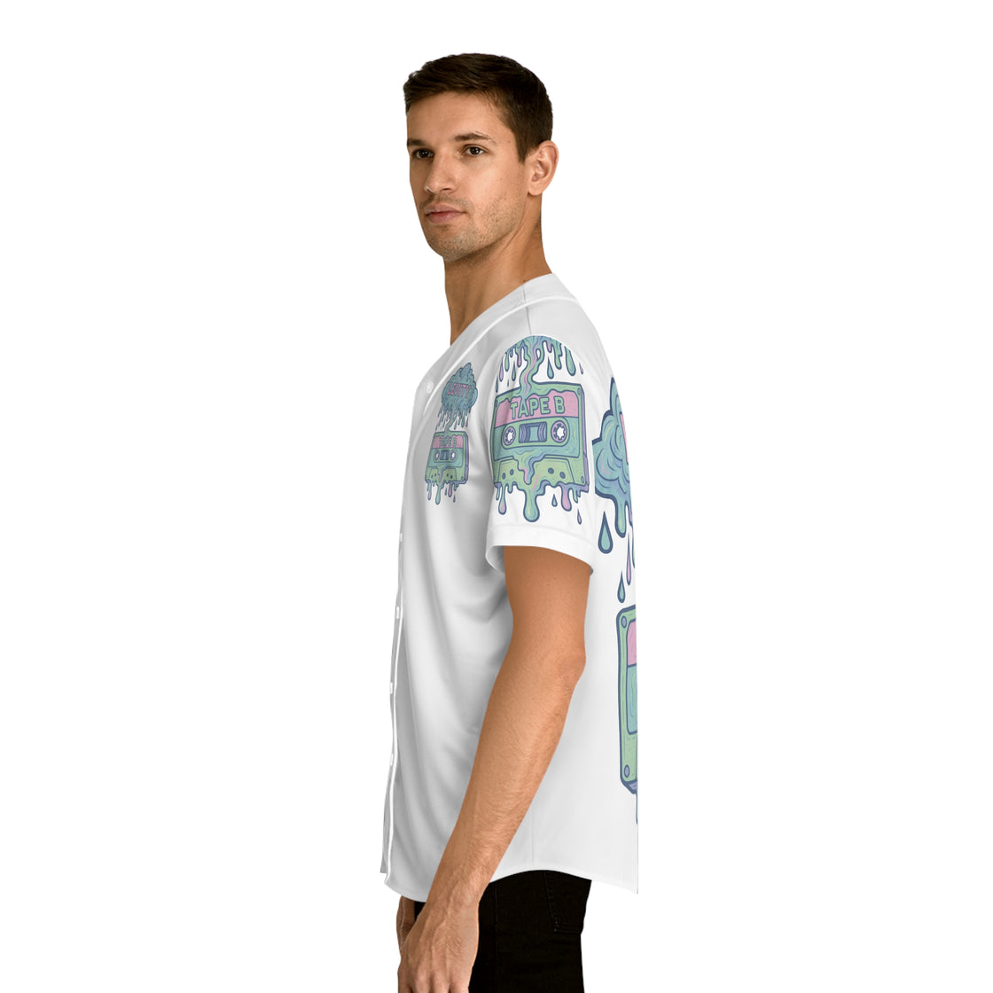 Limited Levity Tape B Jersey EDM Rave Jersey Colorful Festival Jersey – Limited Edition