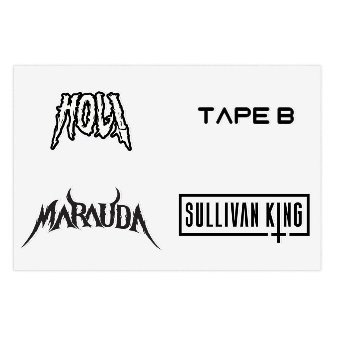 Heavy Dubstep Sticker Sheets - EDMCLOTHINGSTORE