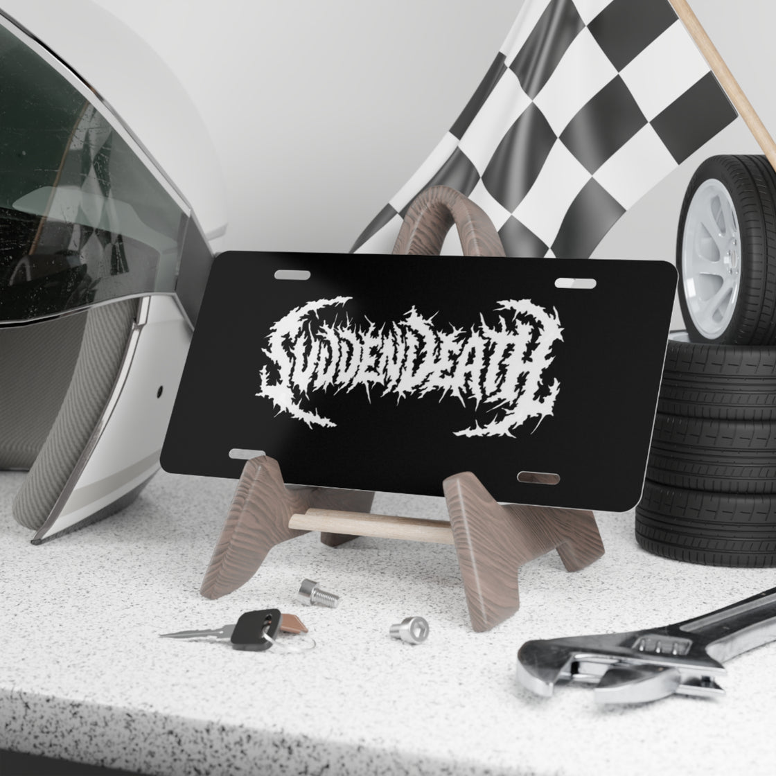 Svdden Death Car Plate - EDMCLOTHINGSTORE