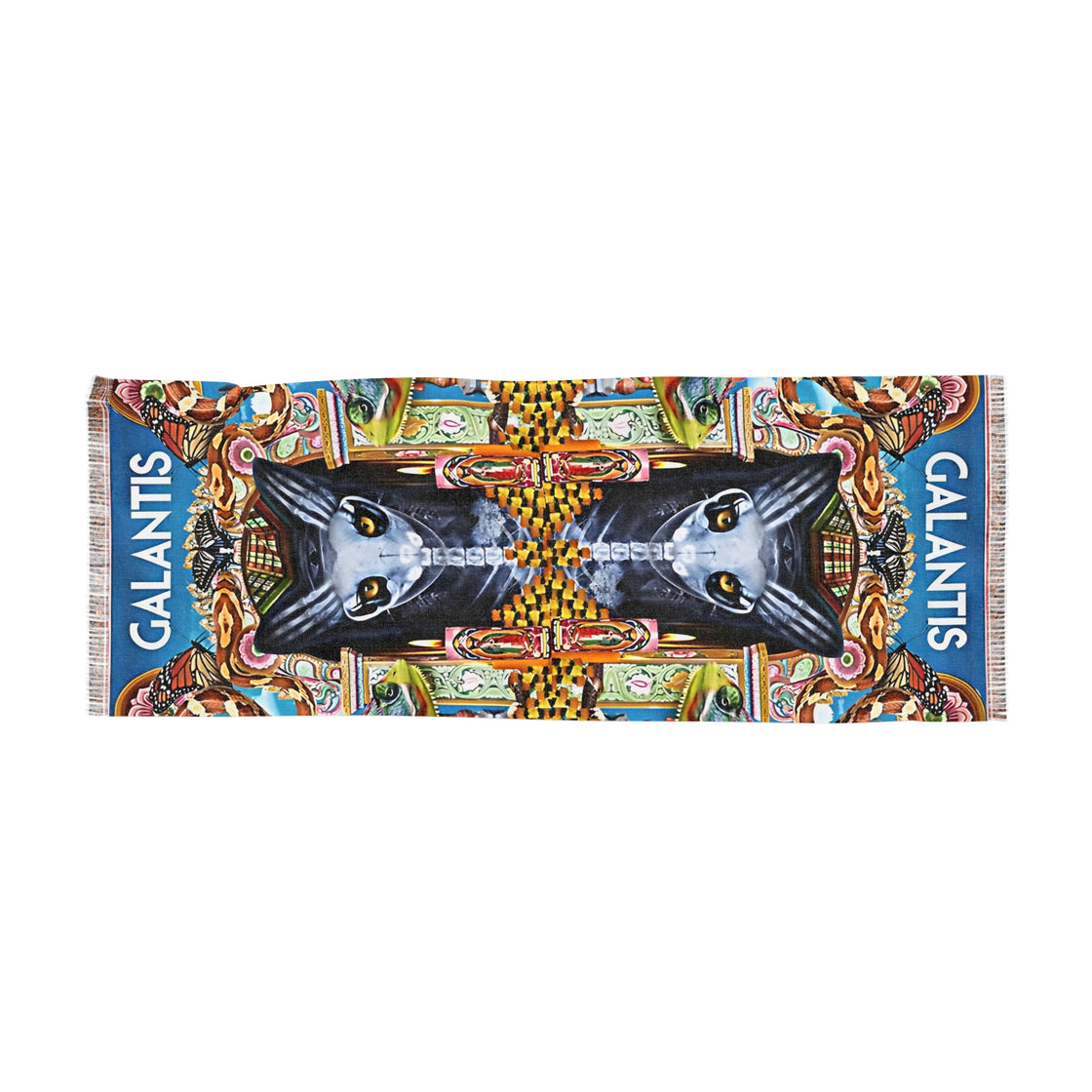 EDM Festival Lightweight Pashmina Scarf - Galantis Church Rave Design - EDMCLOTHINGSTORE