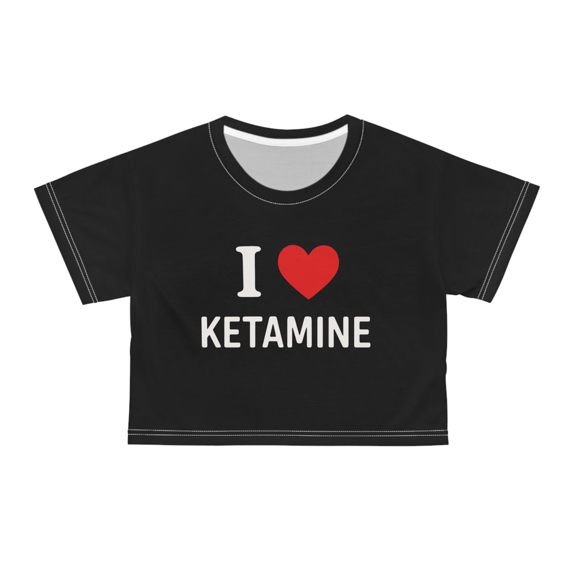 I Love Ketamine Crop Top Rave Crop Top Festival Crop Top