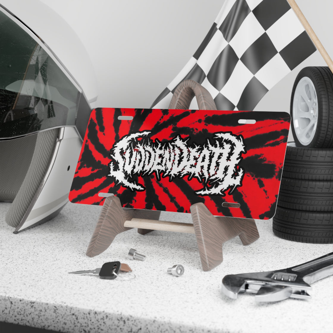 Svdden Death Car Plate - EDMCLOTHINGSTORE