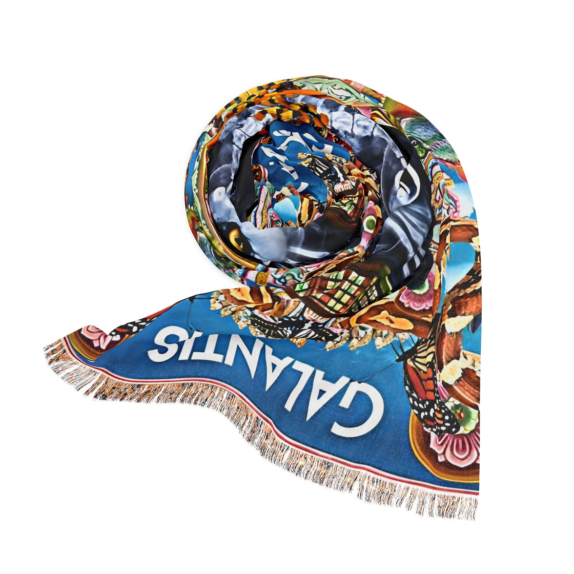 EDM Festival Lightweight Pashmina Scarf - Galantis Church Rave Design - EDMCLOTHINGSTORE