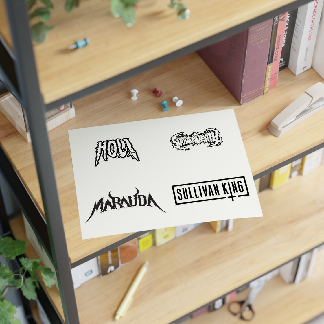 Heavy Dubstep Sticker Sheets - EDMCLOTHINGSTORE