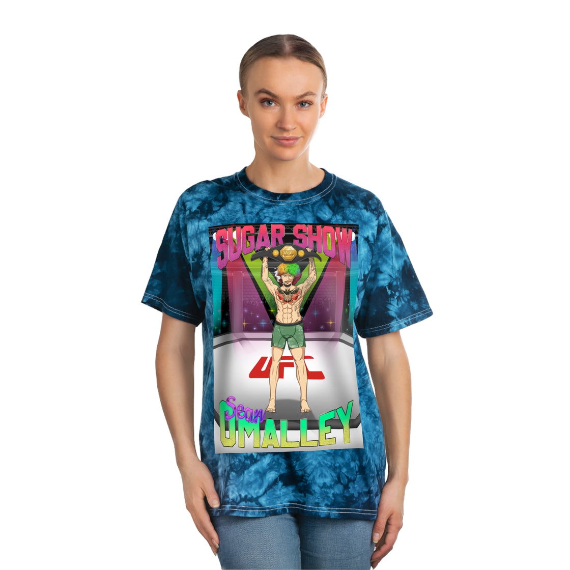 Tie-Dye Tee, Crystal - EDMCLOTHINGSTORE