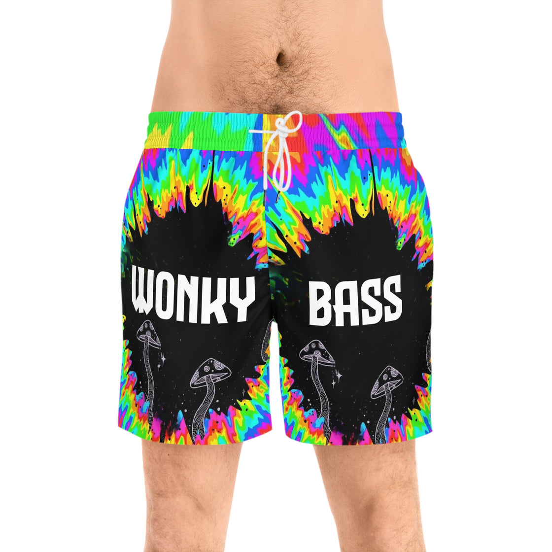 Wonky Bass Shorts EDM Shorts Rave Shorts - EDMCLOTHINGSTORE