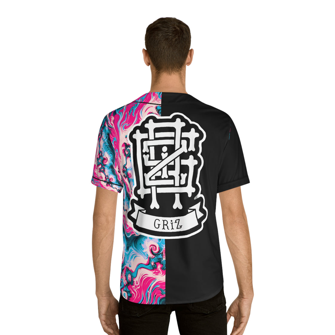 Griz Tye Dye Jersey (Split Personality) - EDMCLOTHINGSTORE