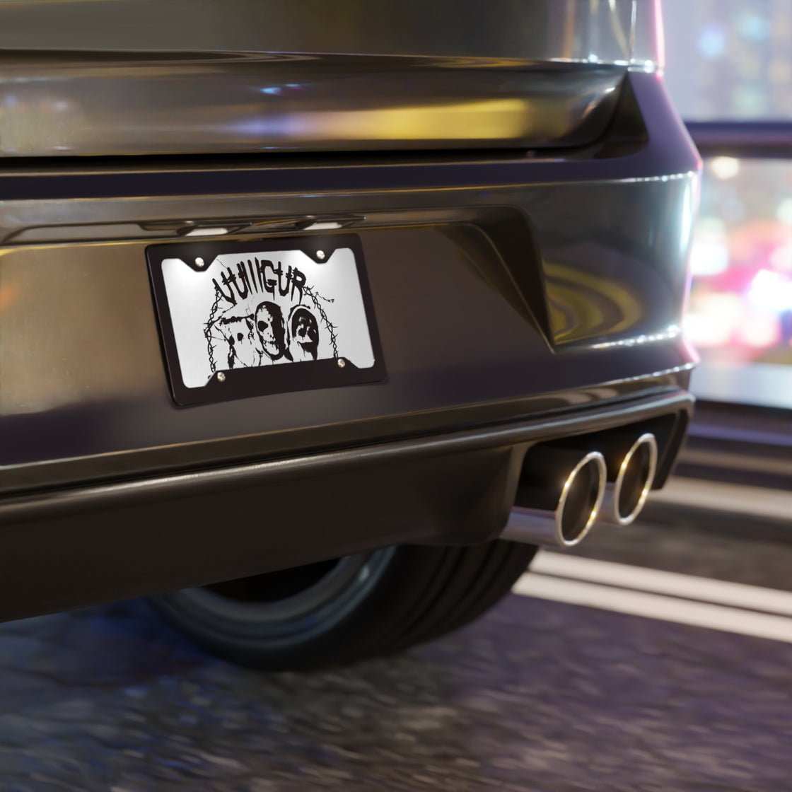 Vulllgur Car Plate - EDMCLOTHINGSTORE