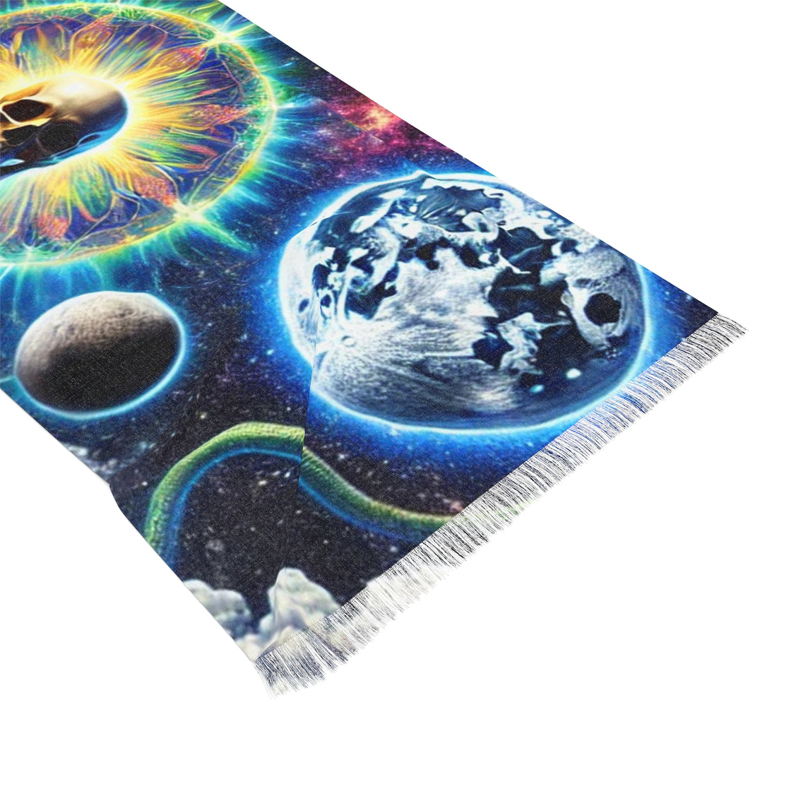 John Summit Pashmina Good vs Evil Lightweight Scarf - EDMCLOTHINGSTORE