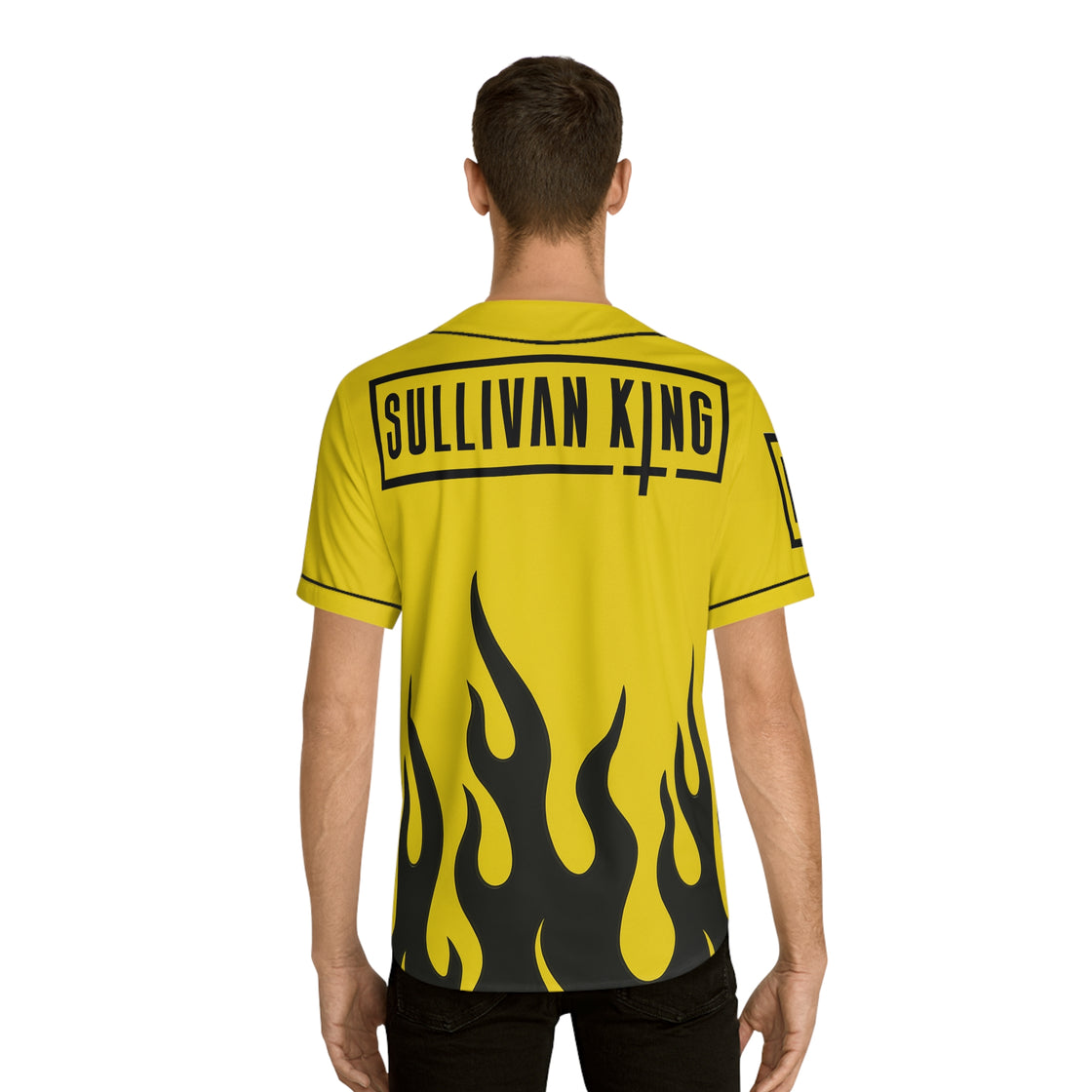 Sullivan King Jersey (Black & Yellow Fire)