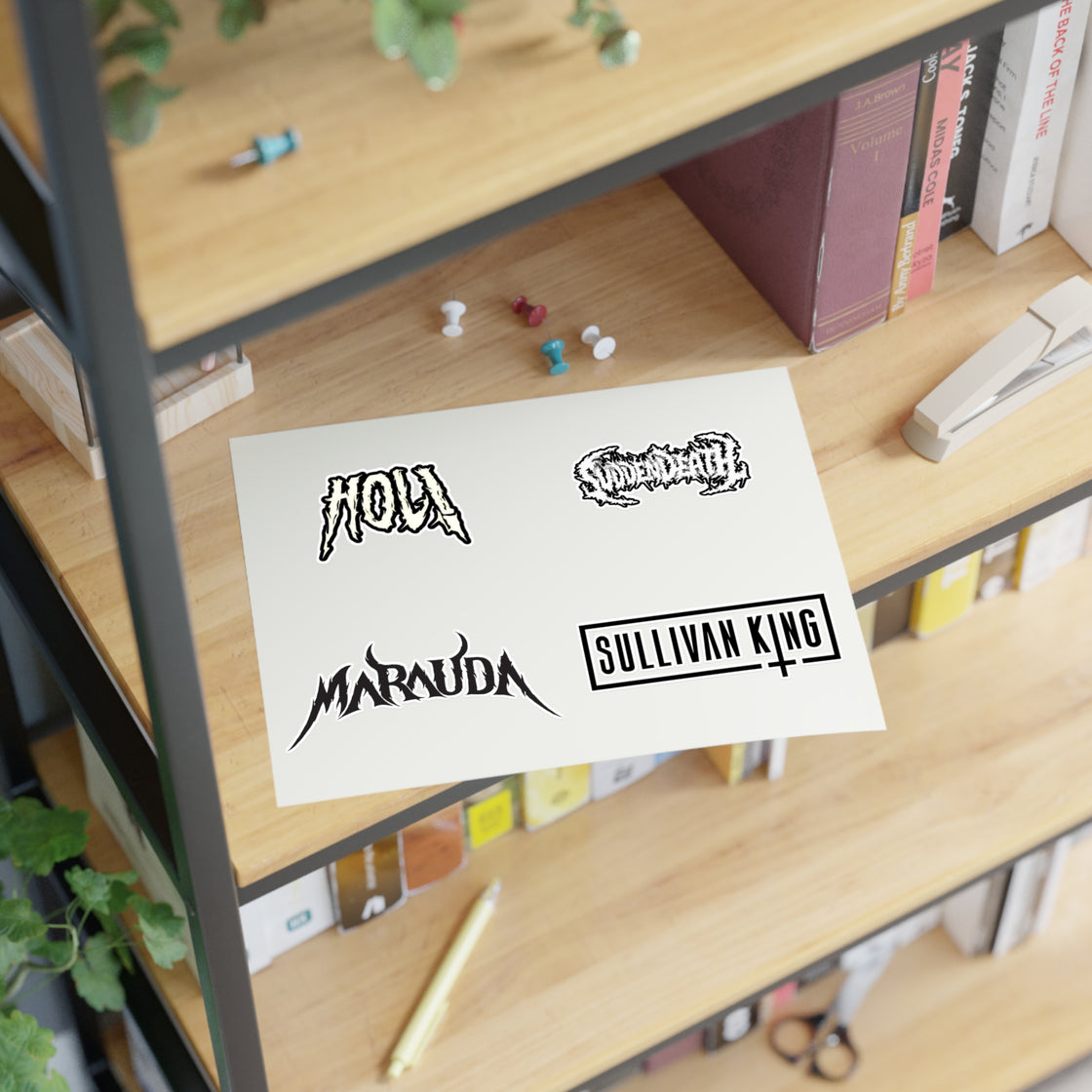 Heavy Dubstep Sticker Sheets - EDMCLOTHINGSTORE