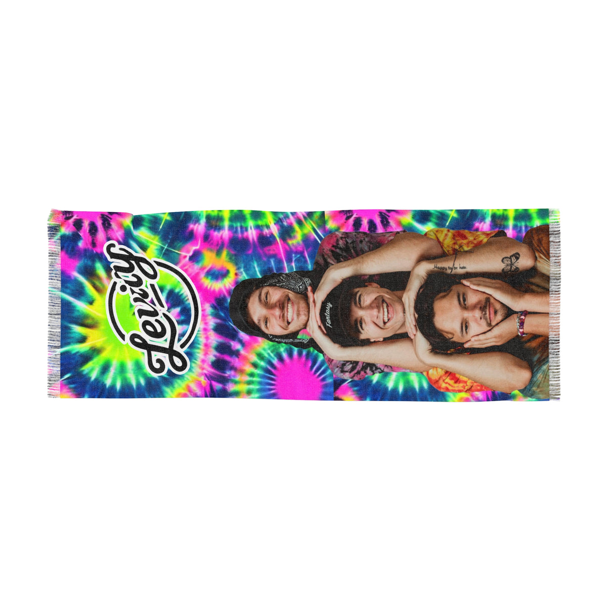 Levity Pashmina (Tye Dye) EDM Pashmina  Rave Pashmina Lost Lands Pashmina