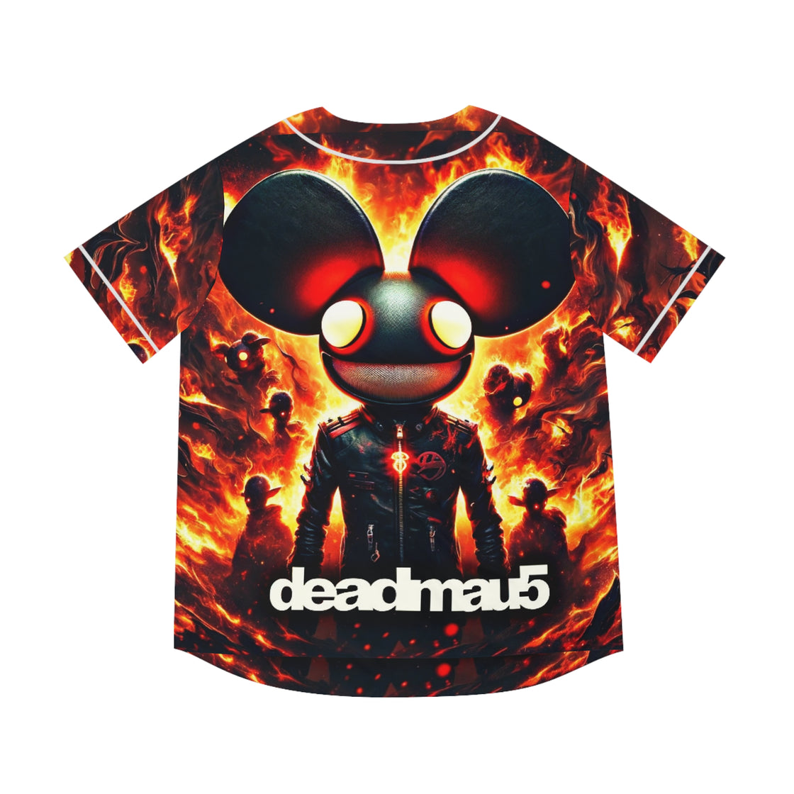 Deadmau5 Jersey (Fire) - EDMCLOTHINGSTORE