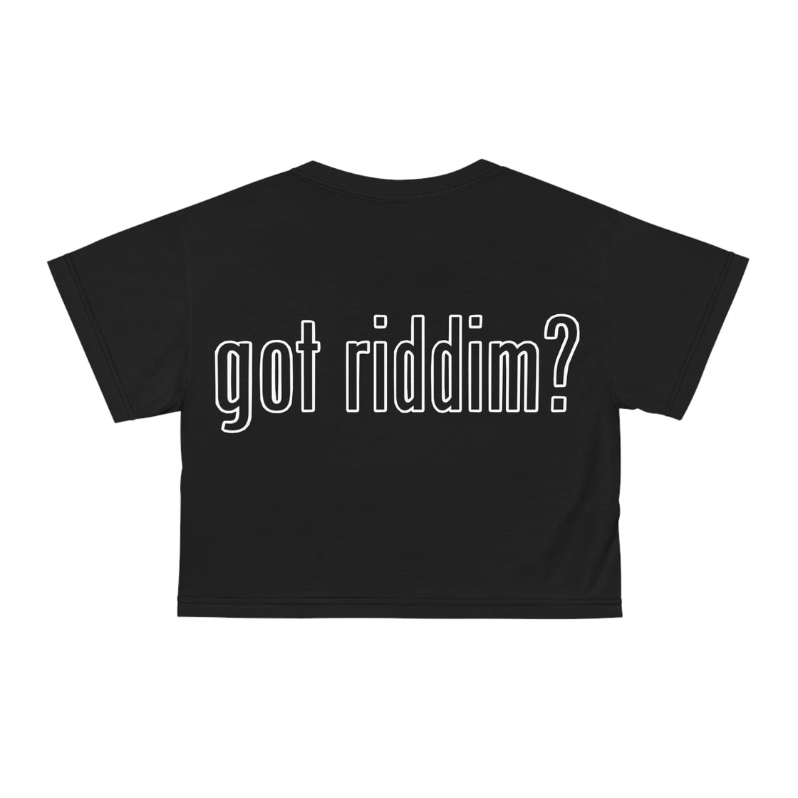 Got Riddim Crop Top Tee  Shirt | Alternative Fashion, Edgy Streetwear, Music Merch, Festival Outfit, Graphic Tee