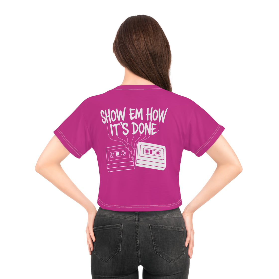 Tape B Show Em How Its Done Crop Top Rave Crop Top Festival Crop Top