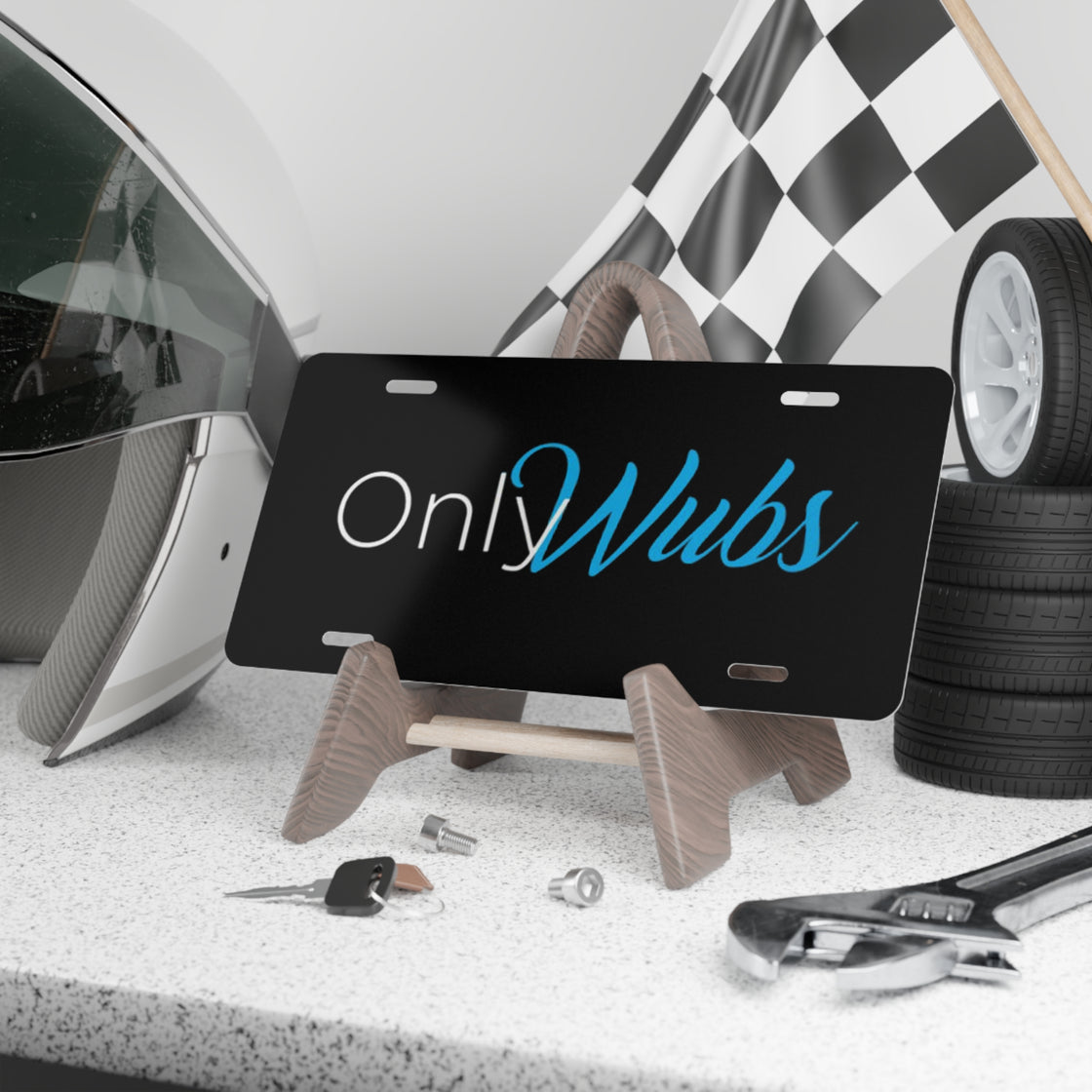 Only Wubs Car Plate - EDMCLOTHINGSTORE