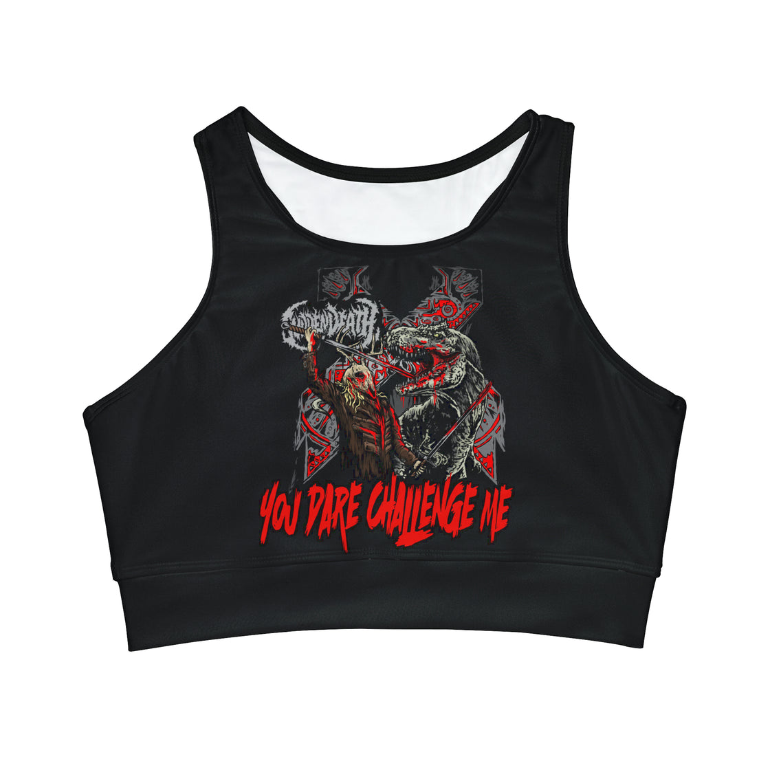 Svdden Death Excison Crop Top #2 Jersey Bikini Top - EDMCLOTHINGSTORE