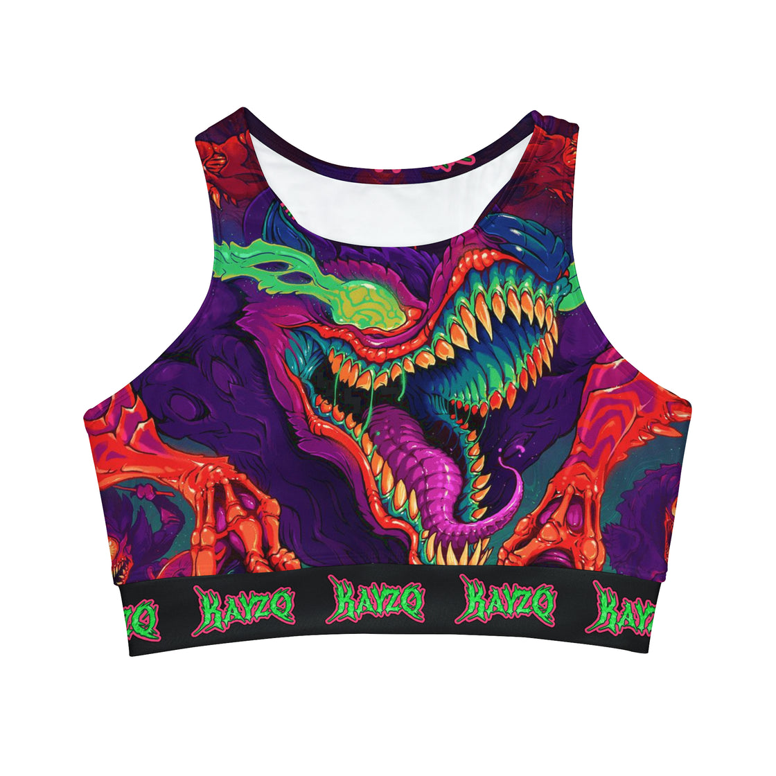 KAYZO Crop Top Jersey Bikini Top - EDMCLOTHINGSTORE