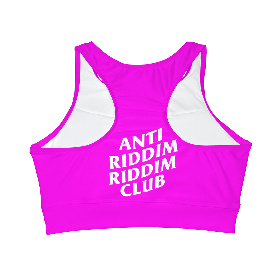 Anti Riddim Riddim Crop Top Jersey Bikini Top - EDMCLOTHINGSTORE