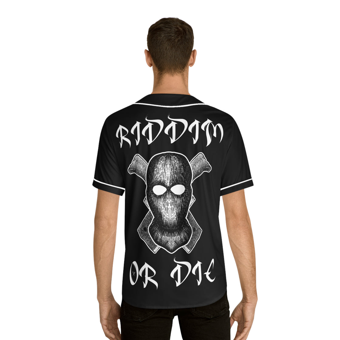 Riddim Or Die Jersey (Ski Mask) - EDMCLOTHINGSTORE
