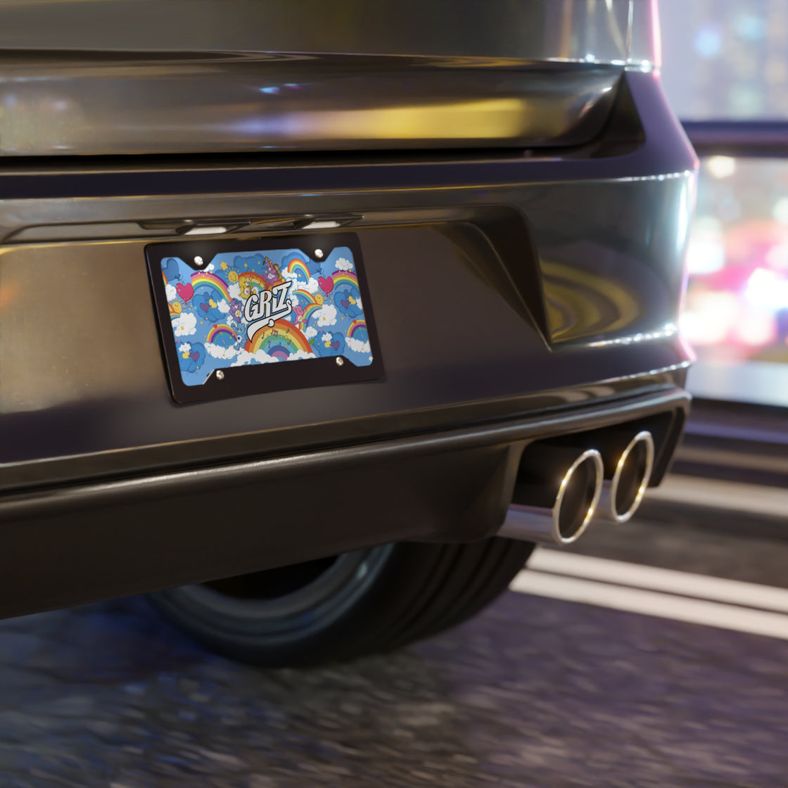 Griz Car Plate - EDMCLOTHINGSTORE