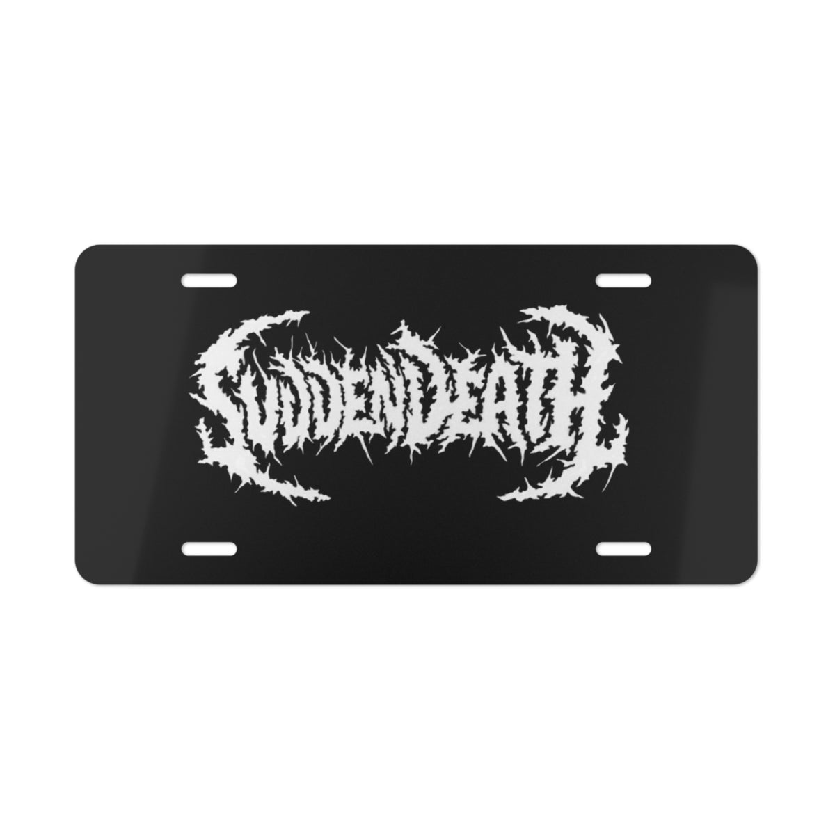 Svdden Death Car Plate - EDMCLOTHINGSTORE