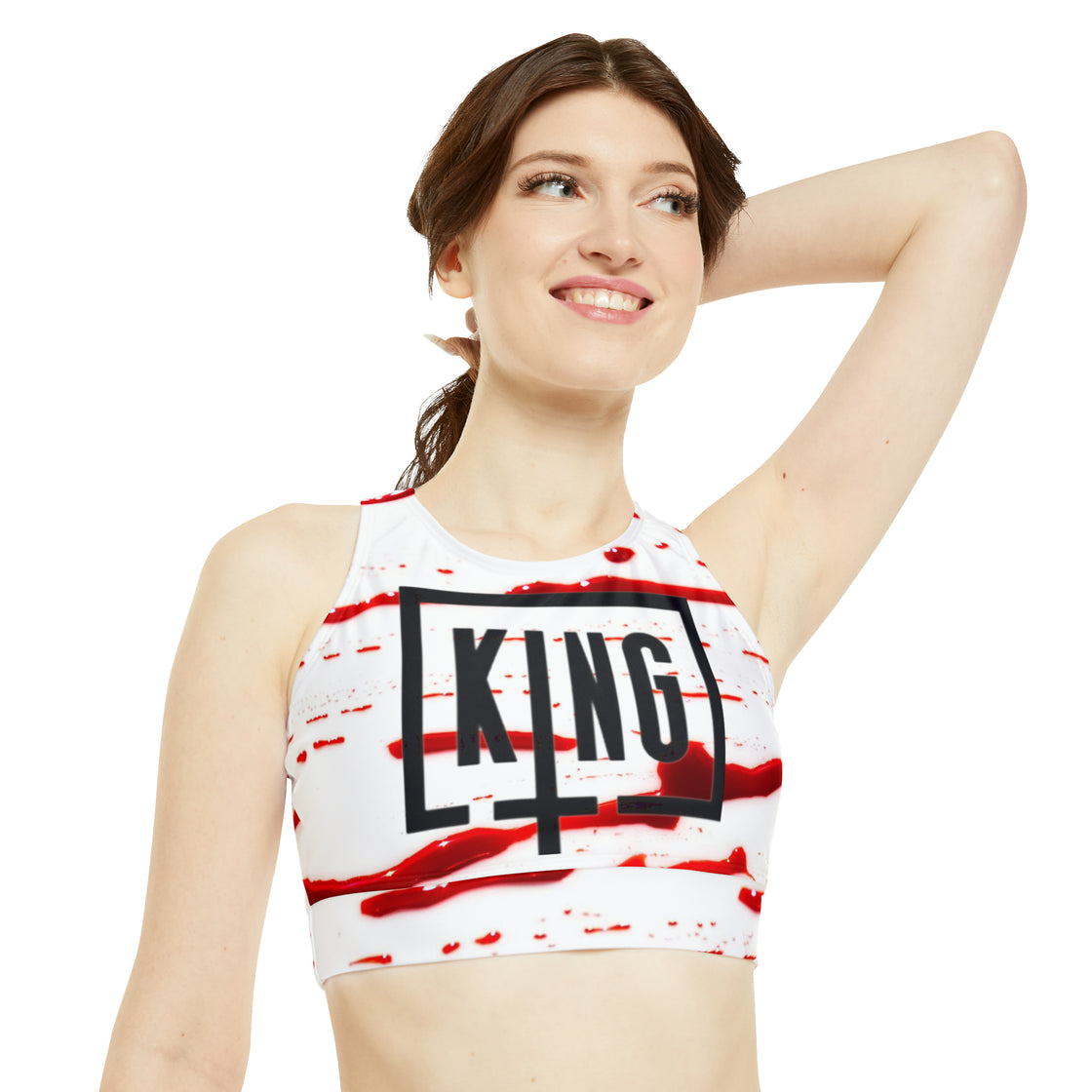 Sully Crop Top Jersey Bikini Top - EDMCLOTHINGSTORE