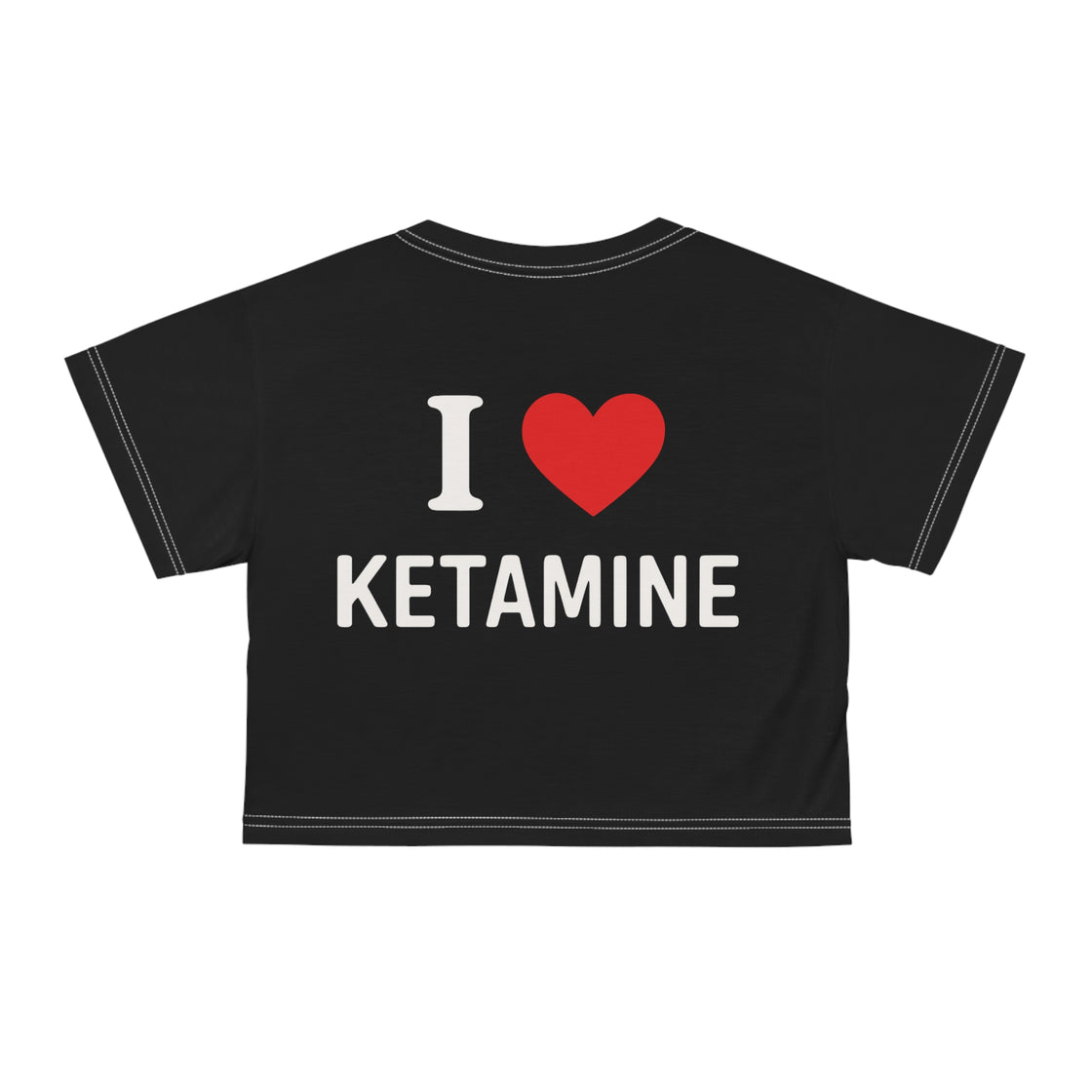 I Love Ketamine Crop Top Rave Crop Top Festival Crop Top