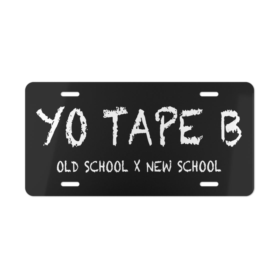 Tape B Car Plate - EDMCLOTHINGSTORE