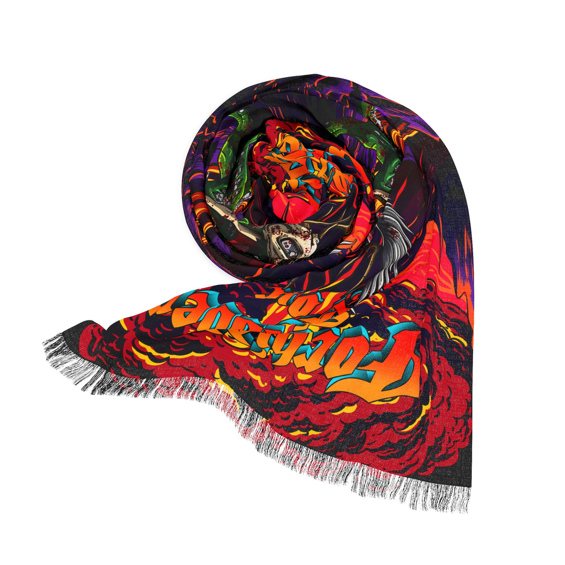 Forbidden Four Pashmina Scarf Forbidden Kingdom Merch - EDMCLOTHINGSTORE