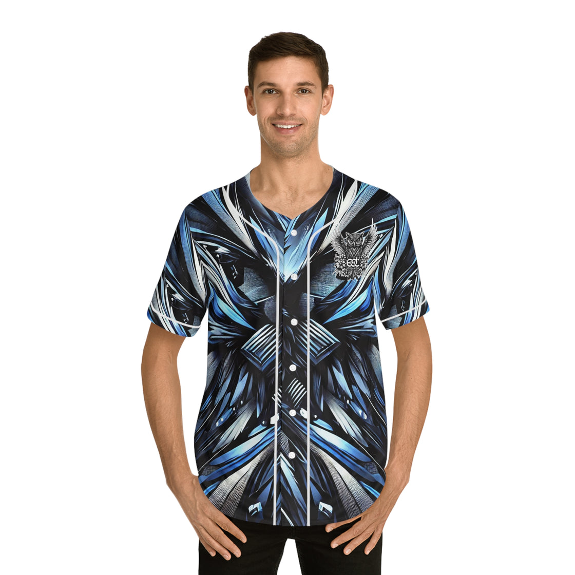 EDC Orlando Jersey (OWL) Blue Rave Jersey Top Seller 2 - EDMCLOTHINGSTORE