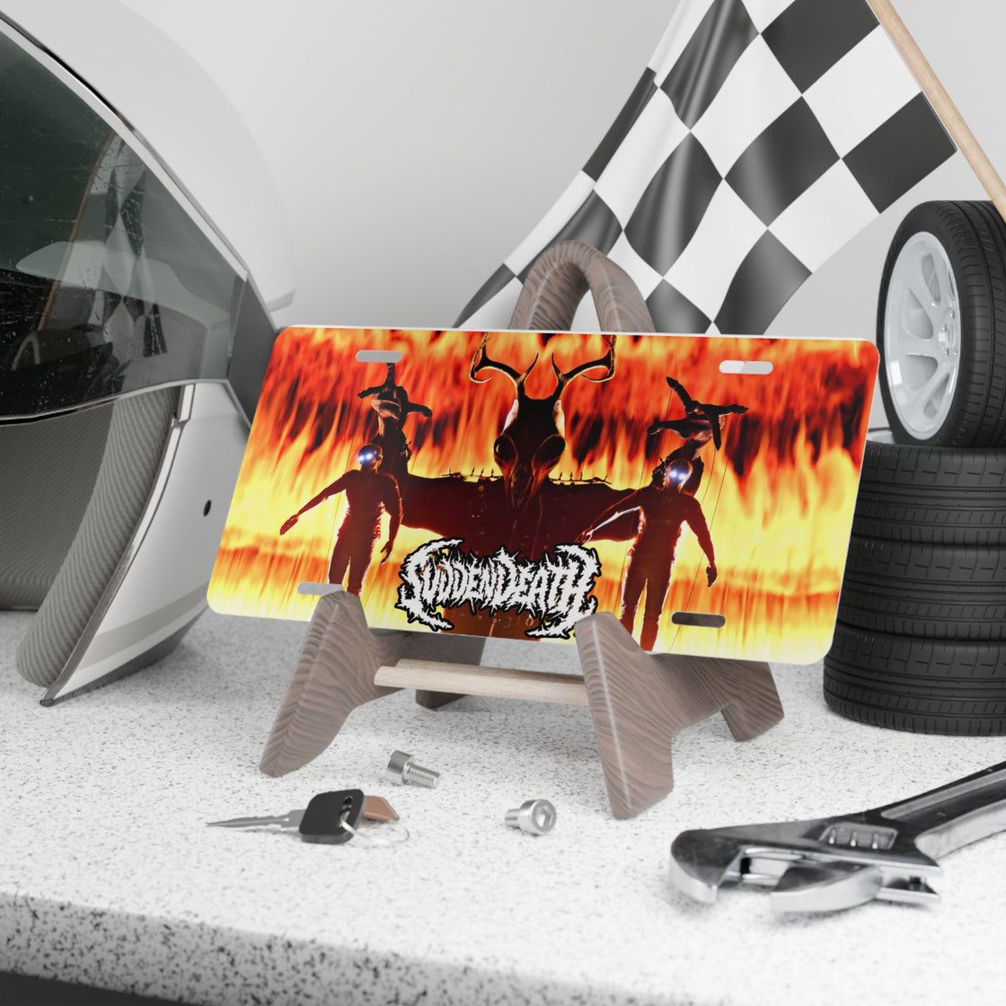 Svdden Death Car Plate - EDMCLOTHINGSTORE