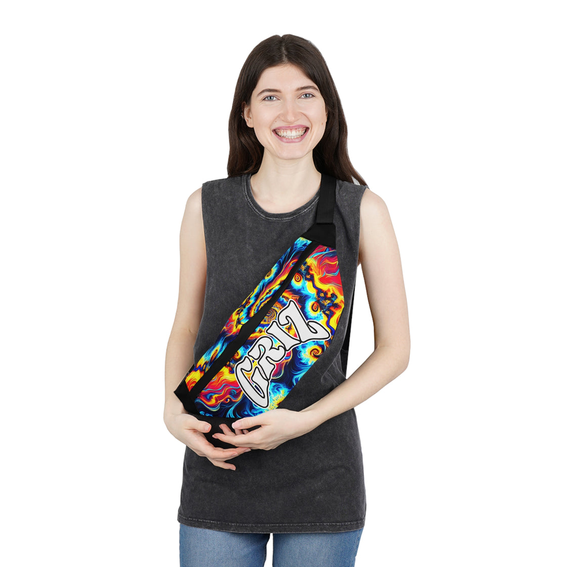 Griz Fanny Pack Rave Sling Bag - EDMCLOTHINGSTORE