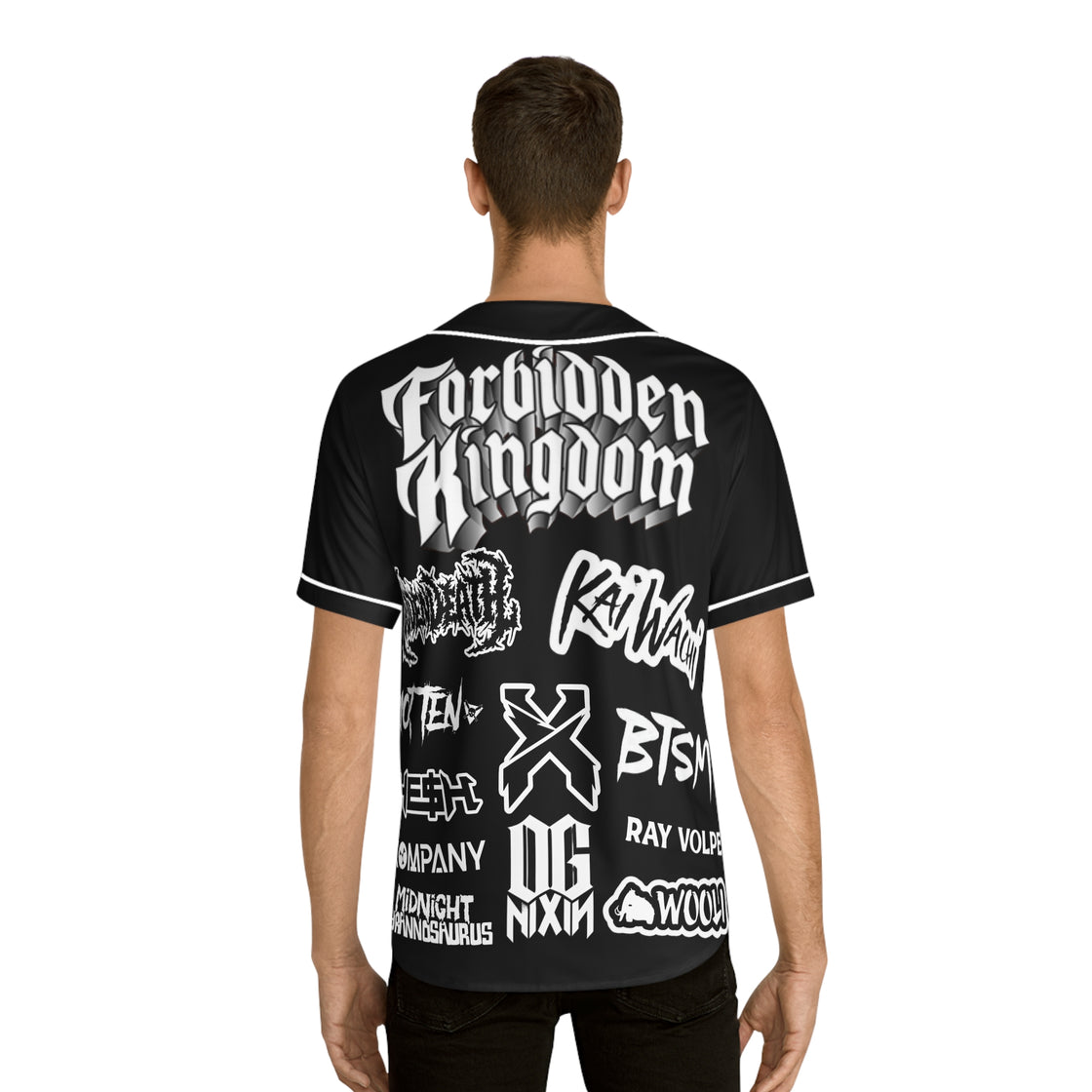 Exclusive Black Forbidden Kingdom Jersey Excision Svdden Death Komapny Roit Ten Wooli BTSM  Hesh OG Nixon Kia Waichi - EDMCLOTHINGSTORE