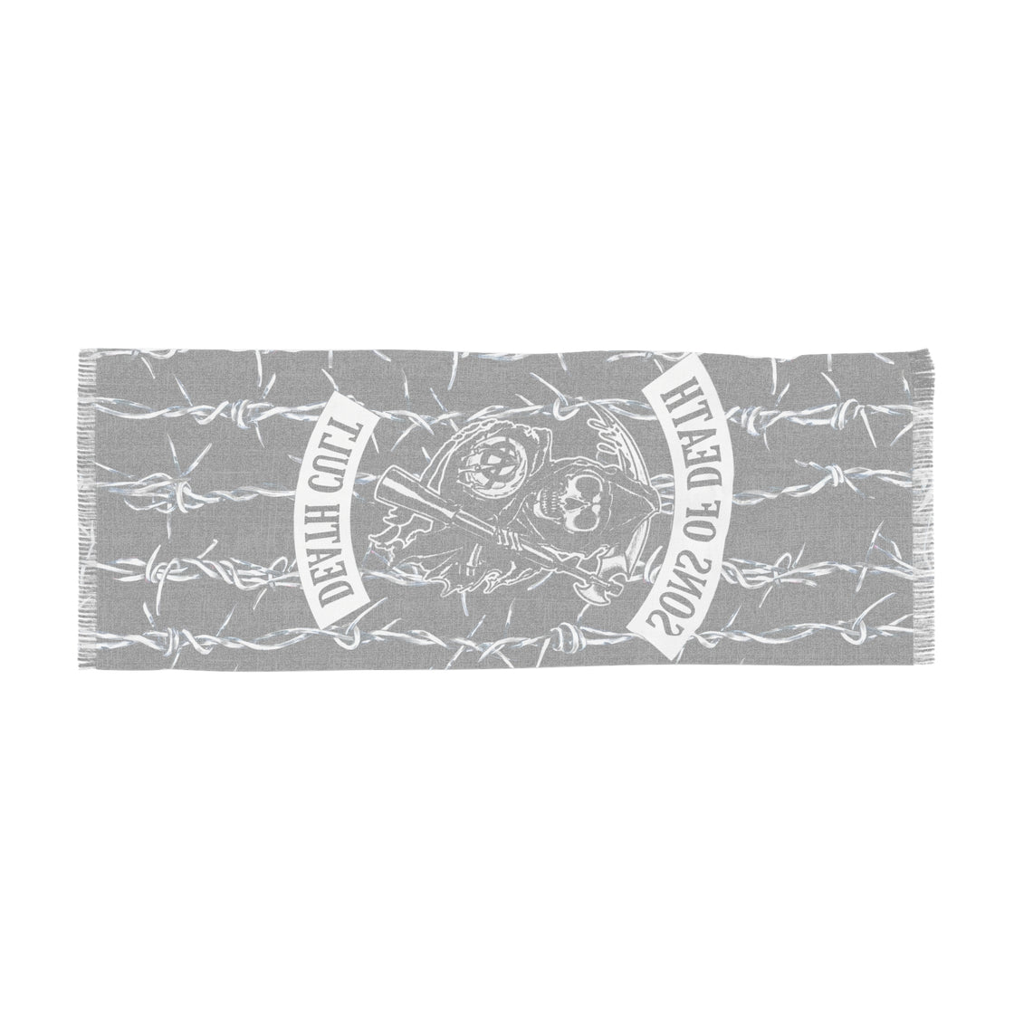 Svdden Death Pashmina Death CLT EDM Pashmina Rave Pashmina Lightweight Scarf - EDMCLOTHINGSTORE