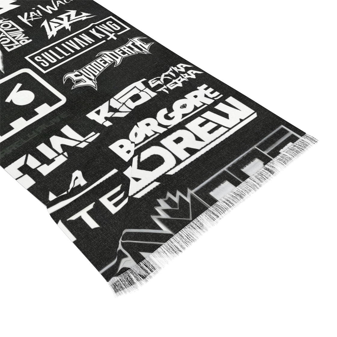 Svdden Death Jessica Layz Flux Pavilion Atliens Sullivan King Skrillex Pashmina Lightweight Scarf Rave Pashmina - EDMCLOTHINGSTORE
