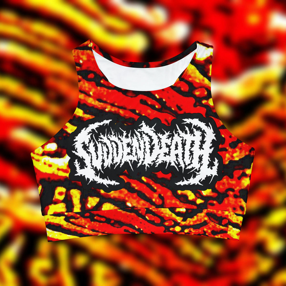 Svdden Death Crop Top Jersey Bikini Top Merch - EDMCLOTHINGSTORE