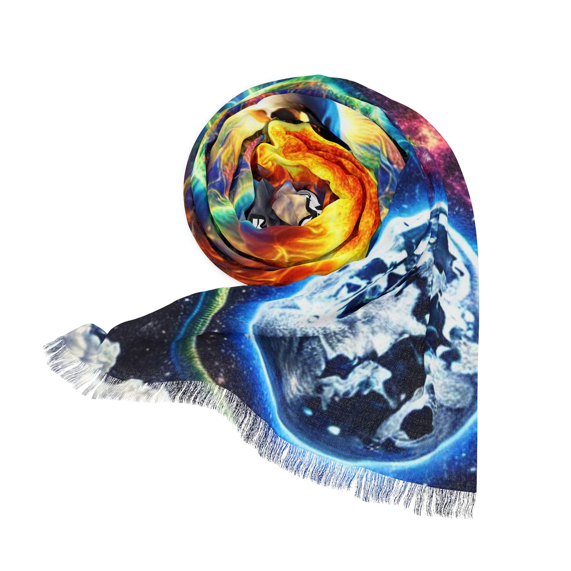 John Summit Pashmina Good vs Evil Lightweight Scarf - EDMCLOTHINGSTORE