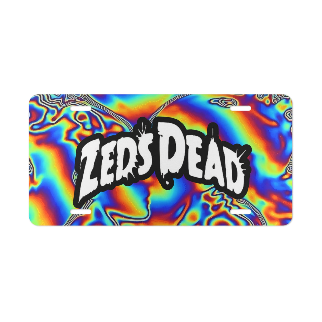 Zeds Dead Car Plate - EDMCLOTHINGSTORE