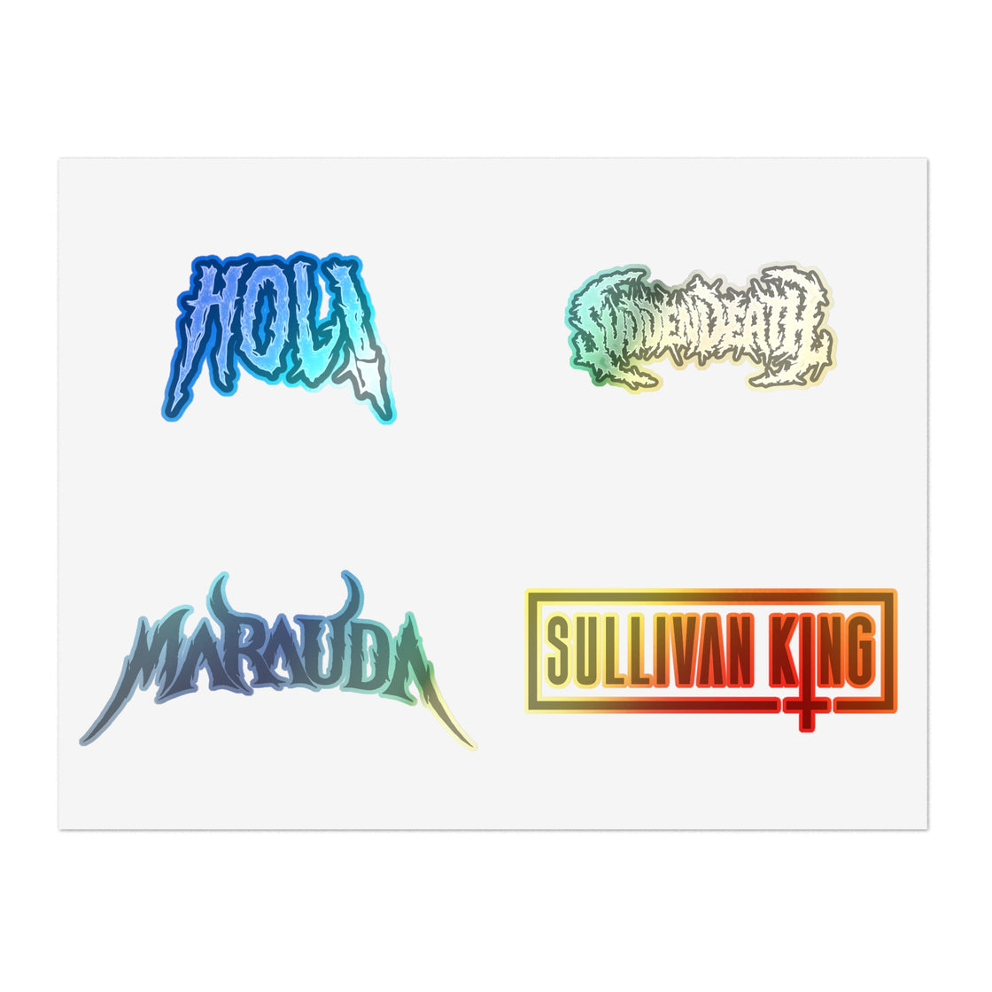 Heavy Dubstep Sticker Sheets - EDMCLOTHINGSTORE