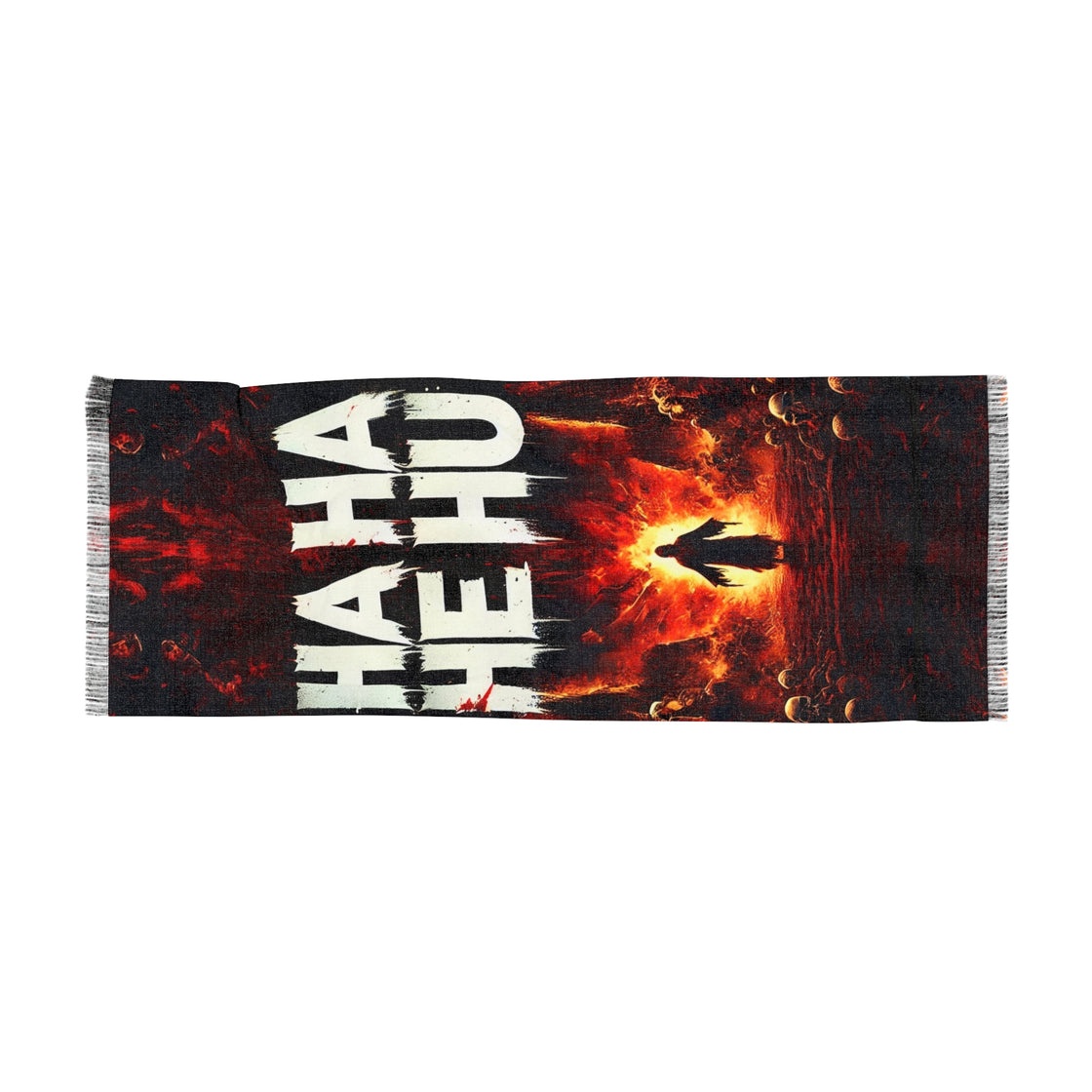 Ha Ha He Hu Riddim Pashmina Lightweight Scarf - EDMCLOTHINGSTORE