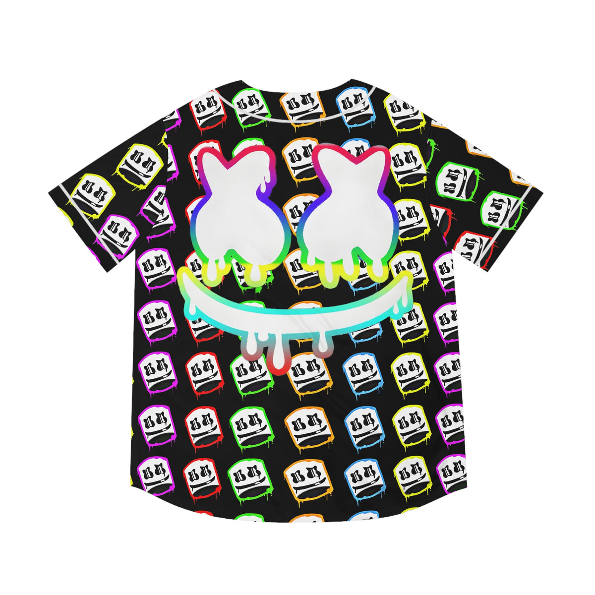 Marshmello Baseball Jersey  (LED) Rave Jersey EDM Jersey - EDMCLOTHINGSTORE