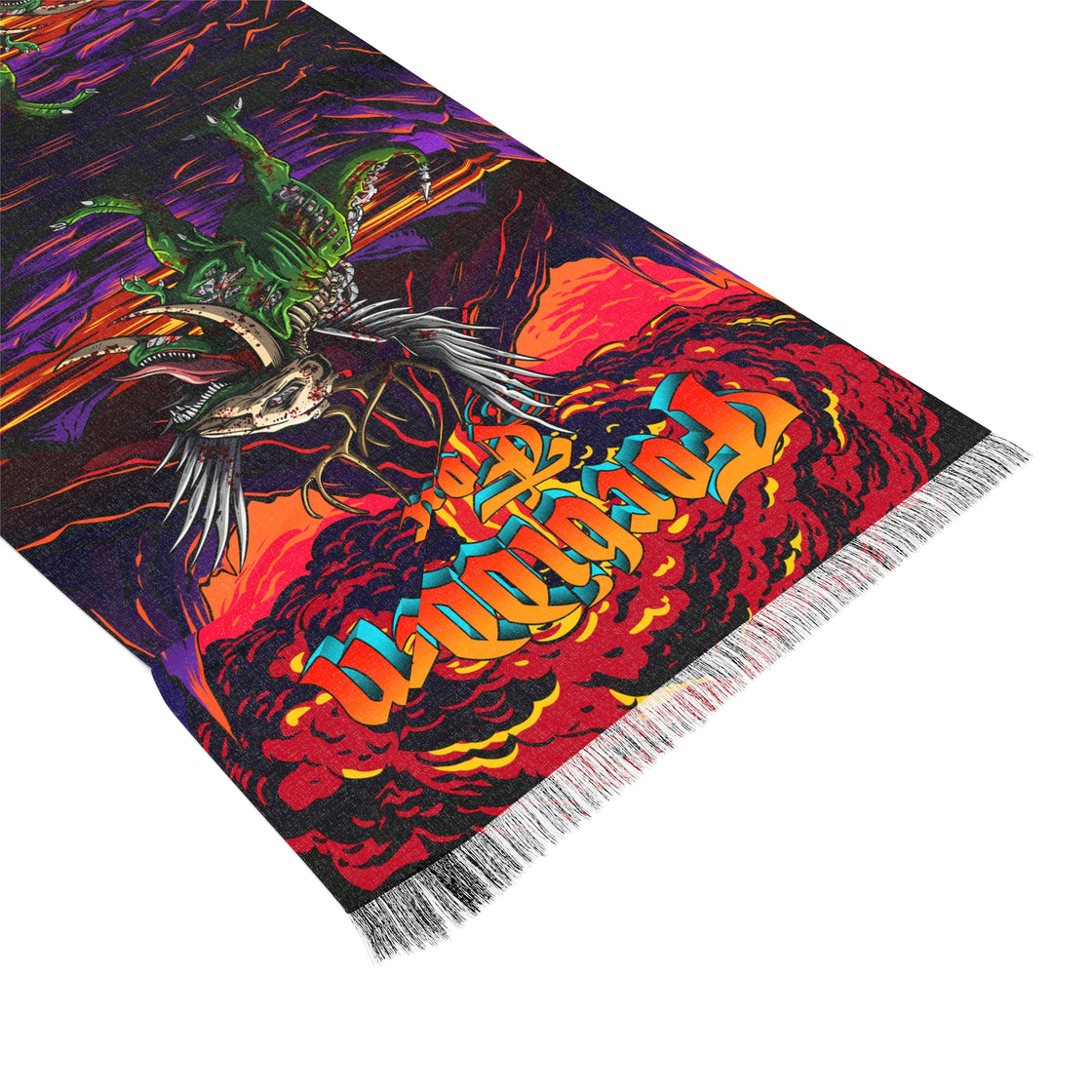 Forbidden Four Pashmina Scarf Forbidden Kingdom Merch - EDMCLOTHINGSTORE