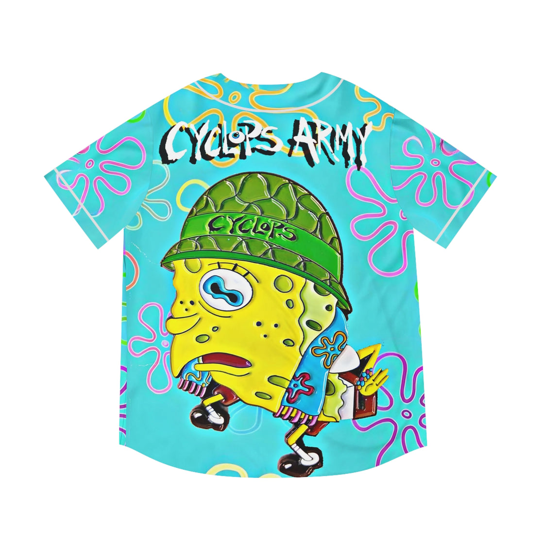 Subtronics Spongebob Jersey Cyclops Cove Jersey Rave Jersey EDM Jersey 2