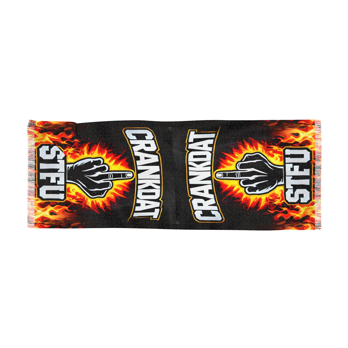 Crankdat STFU Pashmina Lightweight Scarf - EDMCLOTHINGSTORE