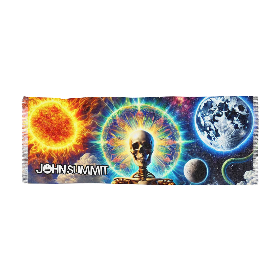 John Summit Pashmina Good vs Evil Lightweight Scarf - EDMCLOTHINGSTORE