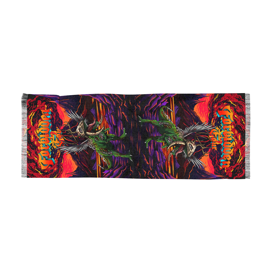 Forbidden Four Pashmina Scarf Forbidden Kingdom Merch - EDMCLOTHINGSTORE