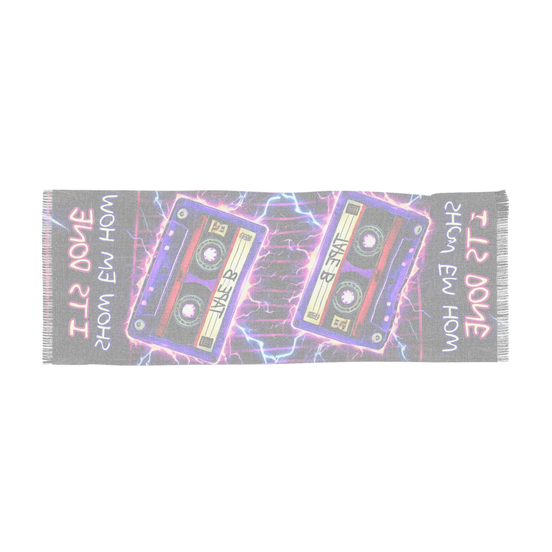 Tape B Pashmina Lightweight Scarf (Show ‘Em How It’s Done) - EDMCLOTHINGSTORE